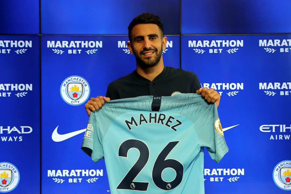 Riyad Mahrez Sets Champions League Target At Manchester City Unveiling