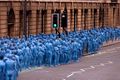 Sea Of Hull By Spencer Tunick Naked Volunteers Dyed Blue For Art