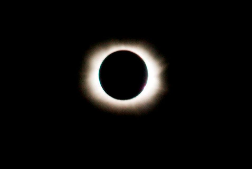 The spectacular ring of fire during a full solar eclipse over the US and Mexico in 2015