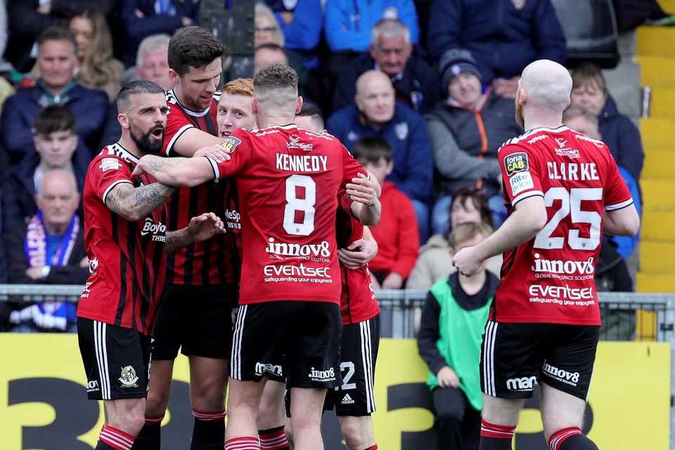Crusaders sealed European qualification with a 3-2 win over Coleraine