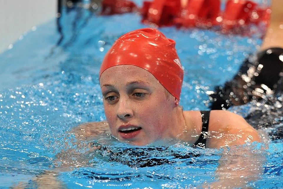 Hannah Miley came fifth in the Women's 400m Individual Medley at the Aquatic Centre