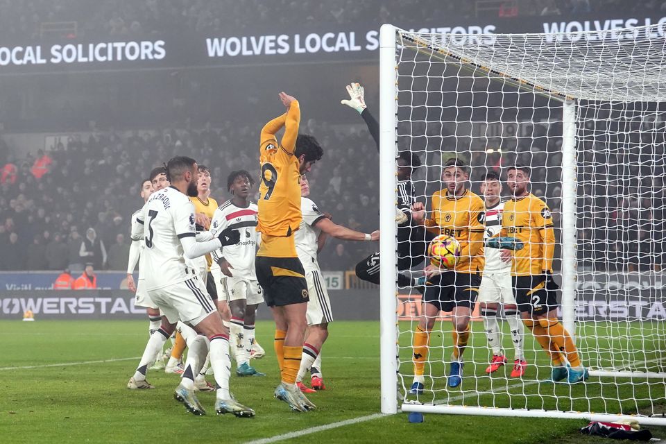 Manchester United were beaten at Wolves (David Davies/PA)