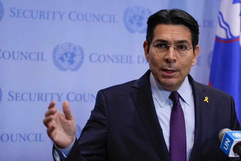 Israel’s ambassador to the United Nations Danny Danon (Frank Franklin II/AP)