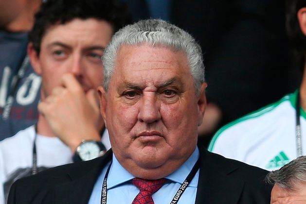 Jim Boyce : l'ancien président de la FA irlandaise est resté à l'écart de la réception officielle à Windsor Park avec des VIP à l'Euro 2028