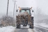 thumbnail: A farmer battles through the snow on the outskirts of Armoy in Northern Ireland. Photo Colm Lenaghan/Pacemaker Press
