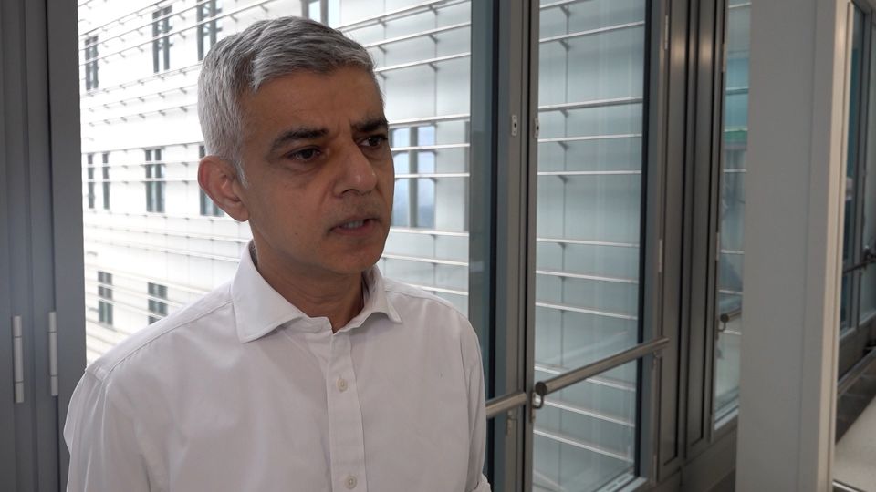 Sadiq Khan blamed cuts by the previous government for leaving the Met in a difficult financial position (Shivansh Gupta/PA)