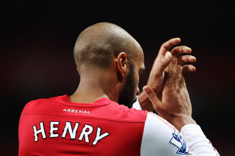 Thierry Henry's retro Arsenal shirt plays to the crowd, but true