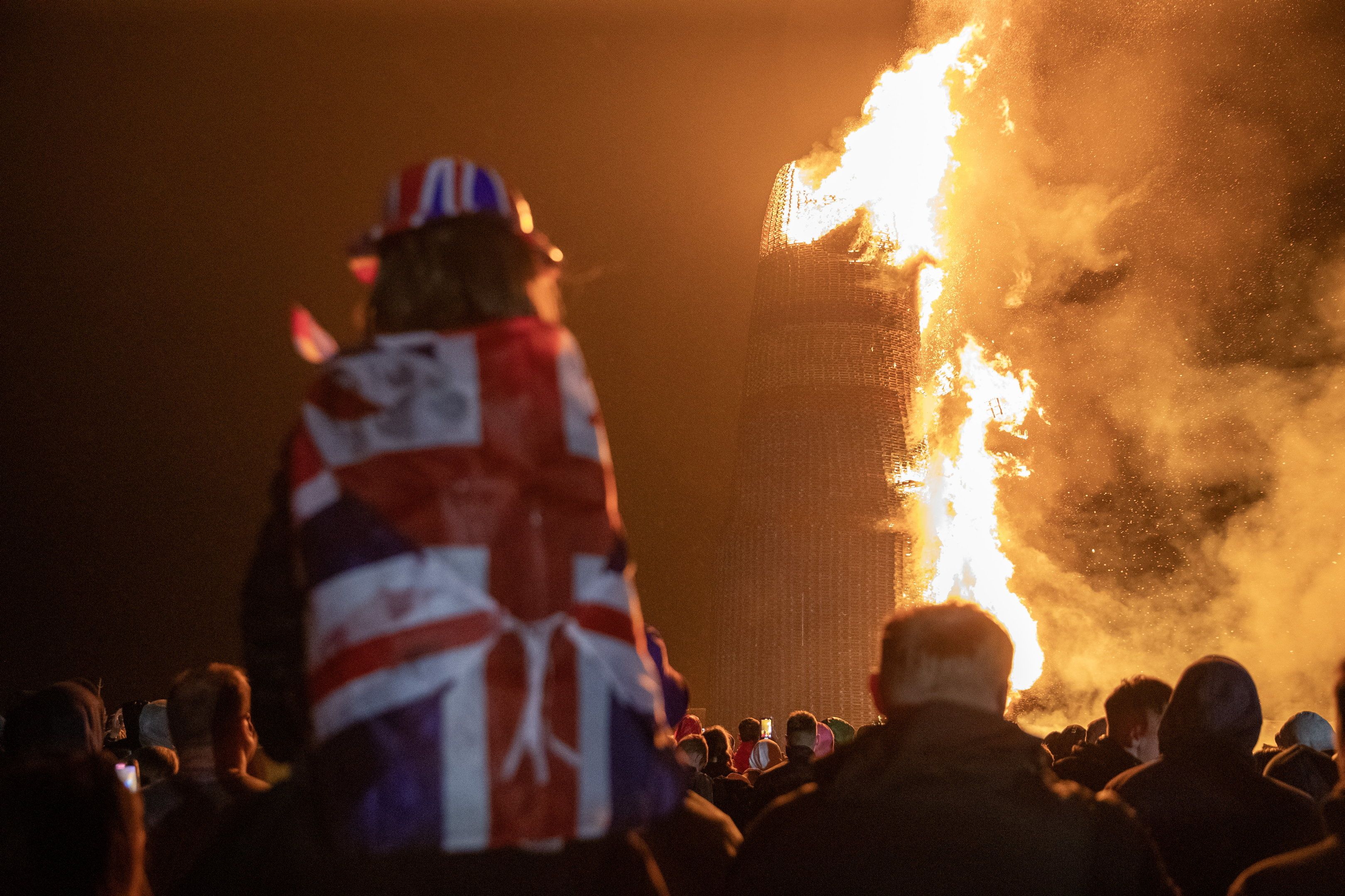 Eleventh Night bonfires 2023 in pictures from Craigyhill, Newtownards ...