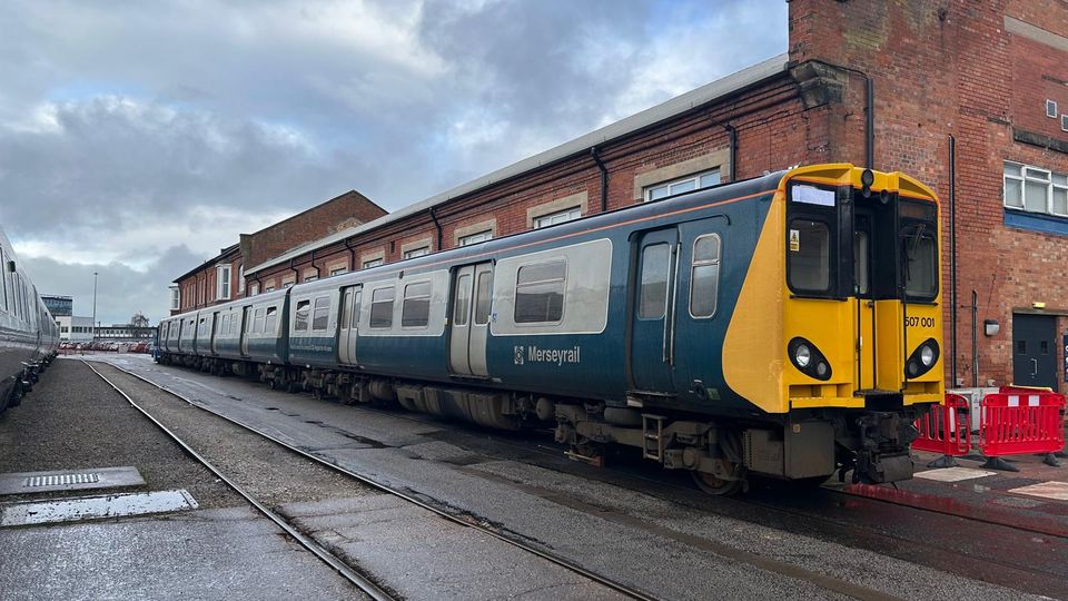 A preserved Merseyrail Class 507 train will be at the event (Alstom/PA)