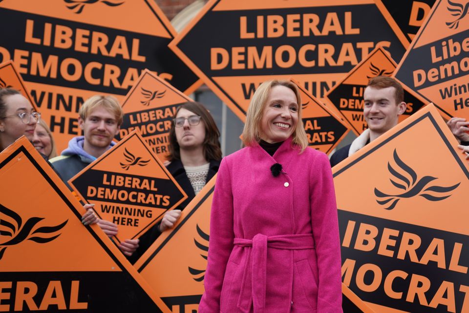 Liberal Democrat health spokesperson Helen Morgan (Jacob King/PA)