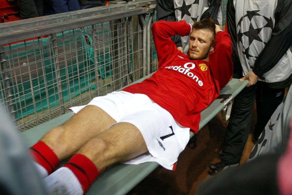 David beckham foot discount