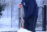 thumbnail: Pacemaker Press Belfast 08-12-2017: 
Heavy snow showers overnight have led to disruption across parts of Northern Ireland. Dozens of schools have been closed due to the wintery conditions. The snowfall means an unexpected day off for some young people. Police are advising road users to use extreme caution on the roads. Patrick Morgan pictured enjoying the snow.
Picture By: Arthur Allison/Pacemaker.
