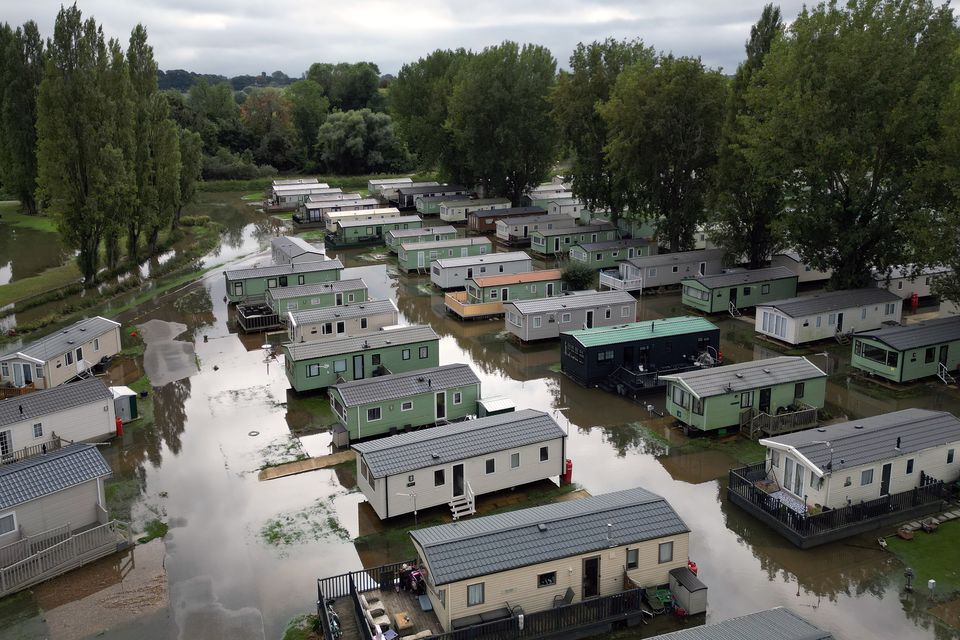 The report looks at flooding for properties ranging from houses to holiday homes, caravans and businesses (Joe Giddens/PA)