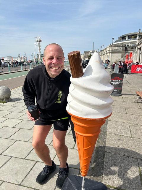 A trip to the south coast included running Hove parkrun for Darren Wood (Handout/PA)