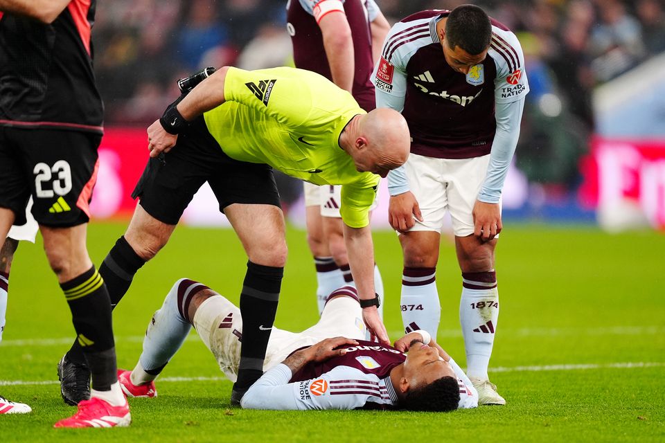 Villa have been hit by an injury crisis (Mike Egerton/PA)