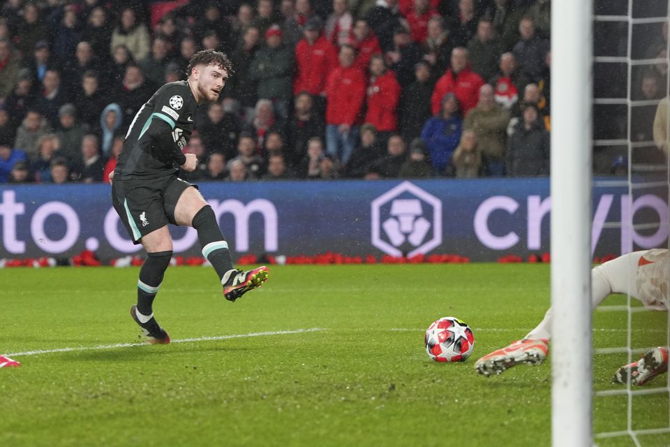 Harvey Elliott kept up his fine form (AP Photo/Peter Dejong)