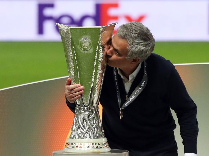 Jose Mourinho won the Europa League with Manchester United in 2017 (Nick Potts/PA)