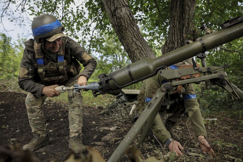 The Ukrainian forces have launched an assault over the Russian border (Oleg Petrasiuk/Ukrainian 24th Mechanised Brigade via AP)