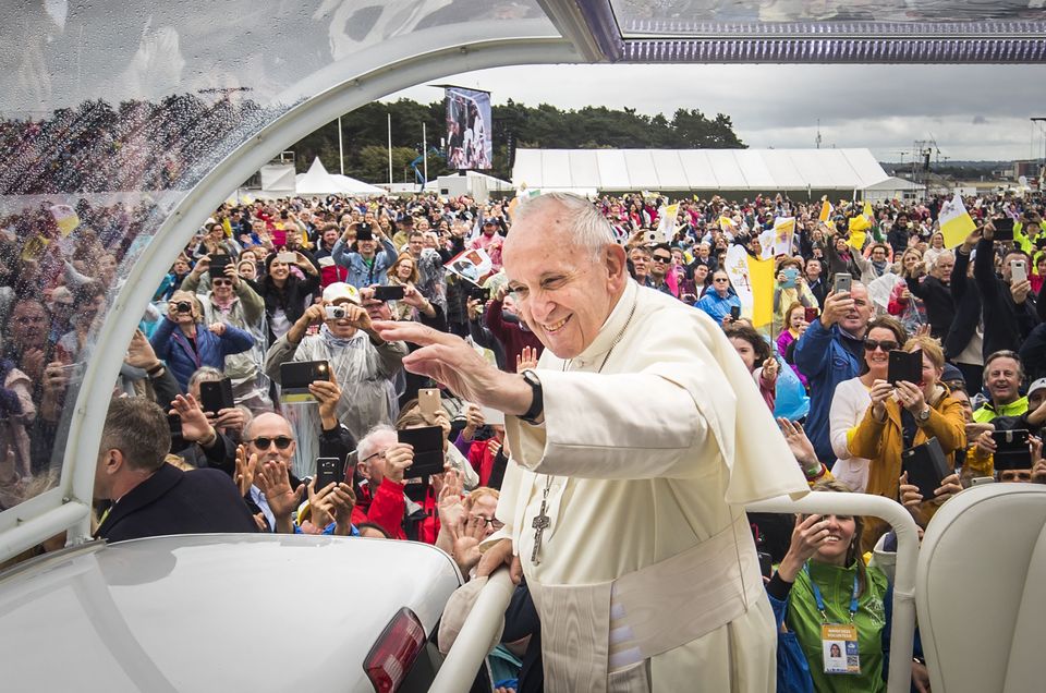 Pope Francis has been receiving treatment in hospital (Danny Lawson/PA)