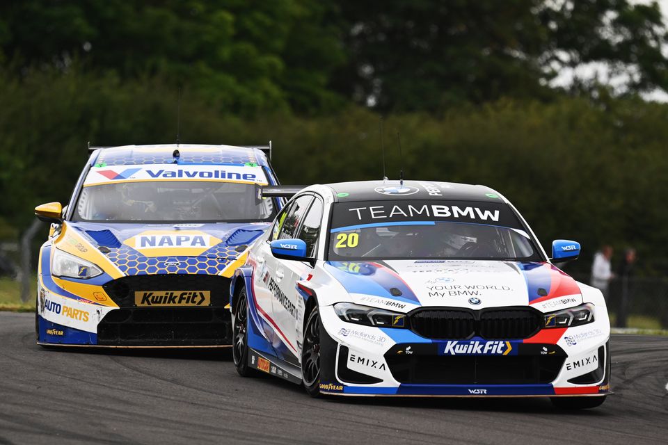 Portadown’s Colin Turkington in action in his BMW 330e M Sport during the 2024 season