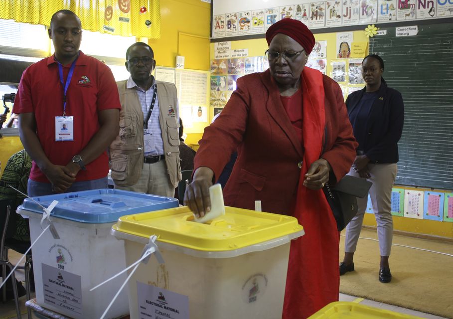 Ms Nandi-Ndaitwah is part of the ruling South West Africa People’s Organisation (Swapo) (AP)