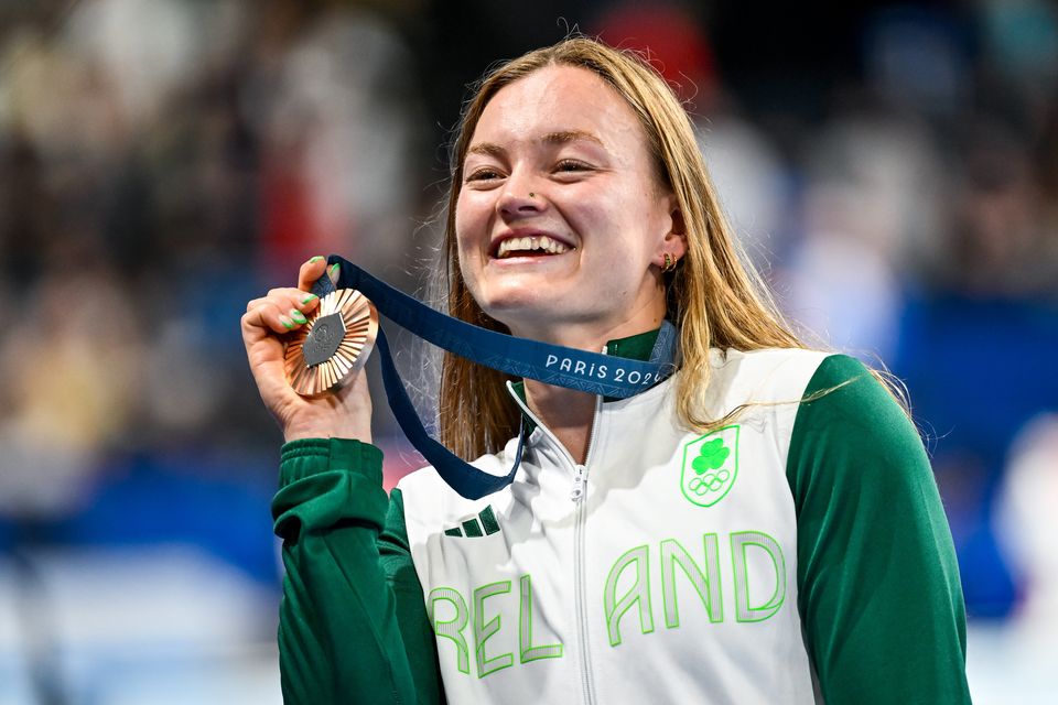 Swimmer Mona McSharry won bronze