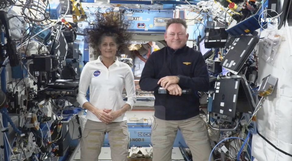 Suni Williams and Butch Wilmore (Nasa/AP)