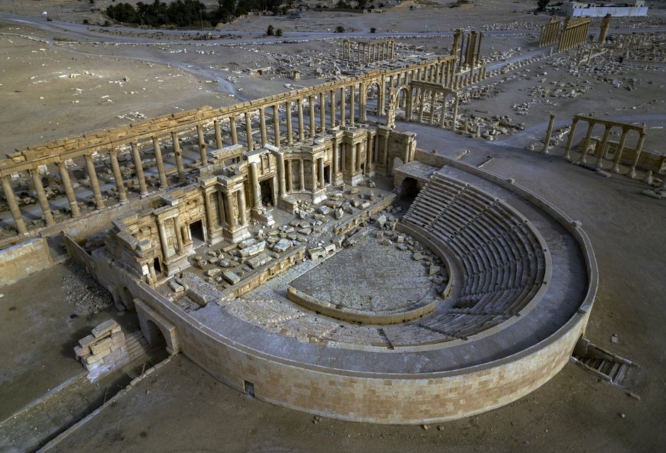 Palmyra is a Unesco heritage site (AP Photo/Khalil Hamra)