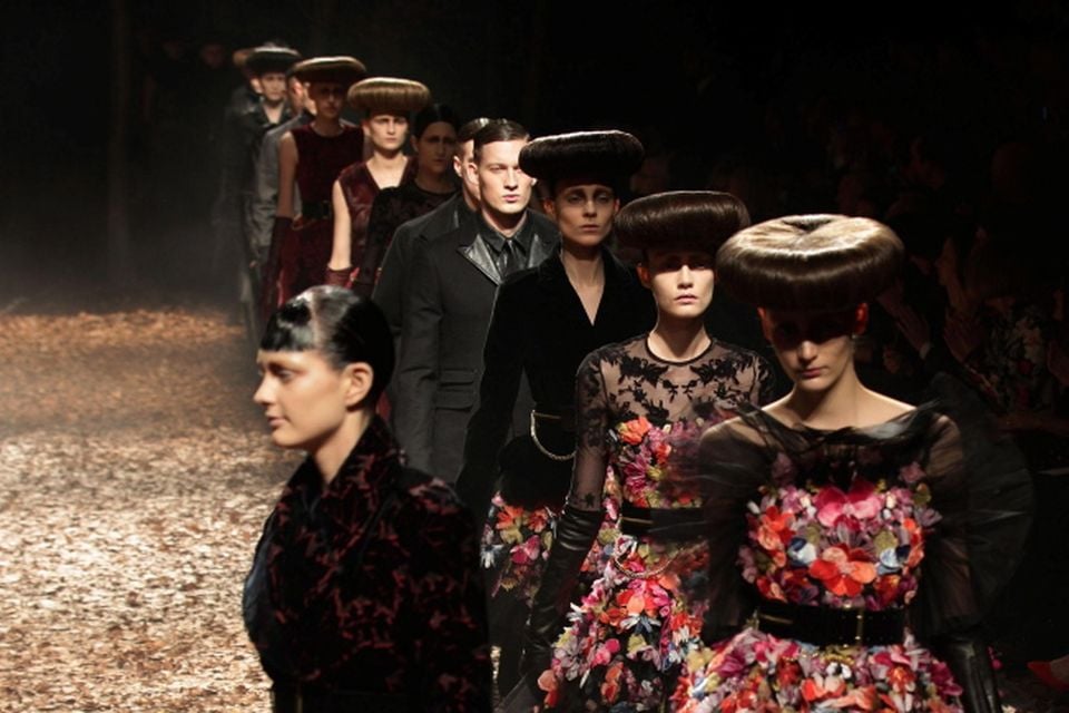 Designer Alexander McQueen bows out of London Fashion Week with a