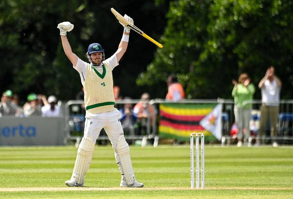 Mark Adair celebrates the winning run