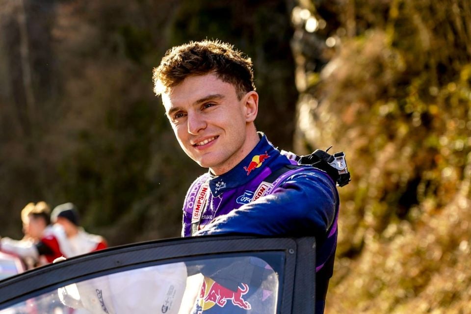 Kilrea’s Josh McErlean is keen to make a positive impression at Rally Sweden