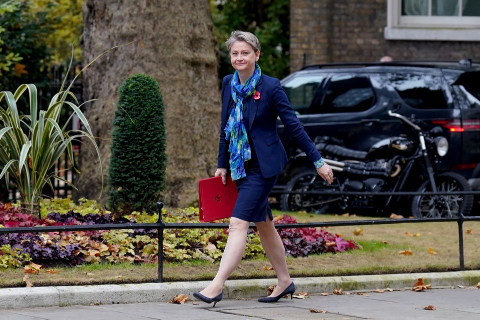 Home Secretary Yvette Cooper said law enforcement will be given stronger powers (Stefan Rousseau/PA)