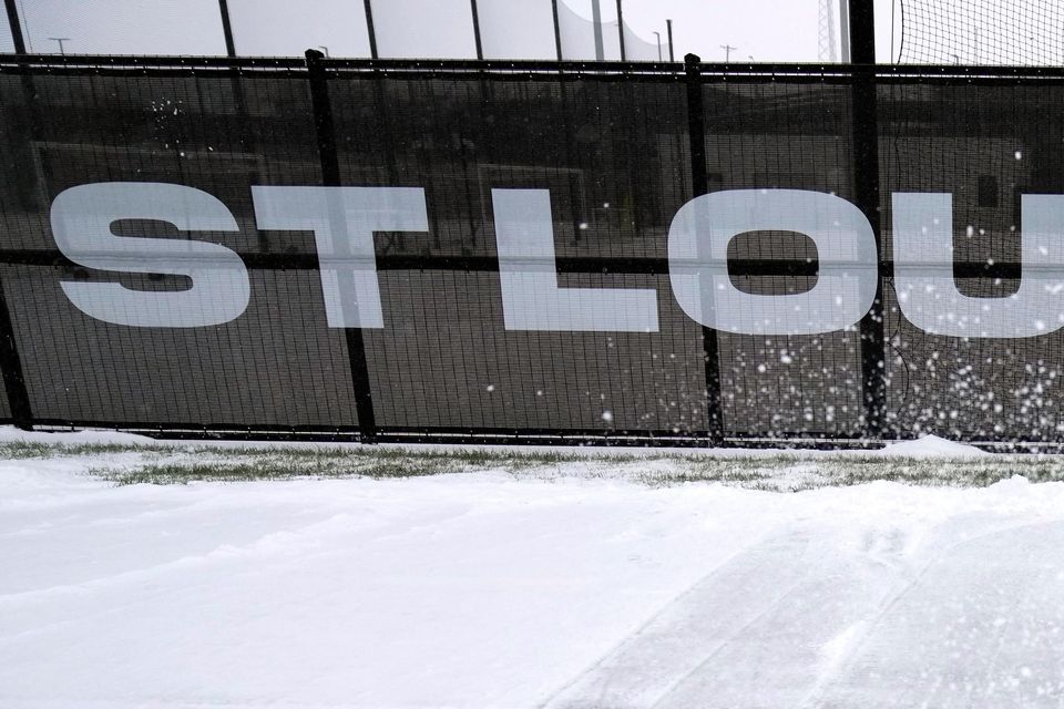 A pavement is cleared in St. Louis (Jeff Roberson/AP)