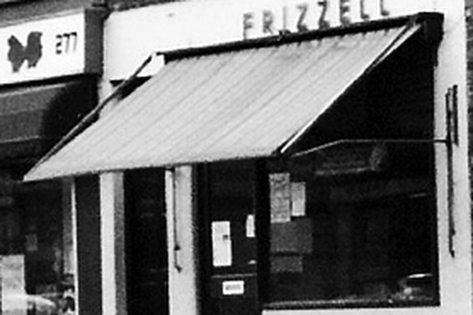 How Frizzell's fish shop looked before the bomb exploded. Photo Bobby Foster