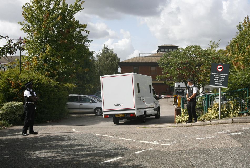 The pair will appear at Wimbledon Magistrates’ Court (Johnny Green/PA)