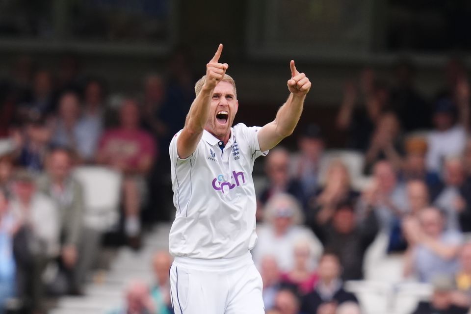 Olly Stone finished with three wickets (John Walton/PA)