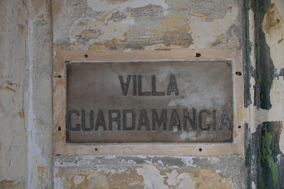 The sign for Villa Guardamangia (Aaron Chown/PA)