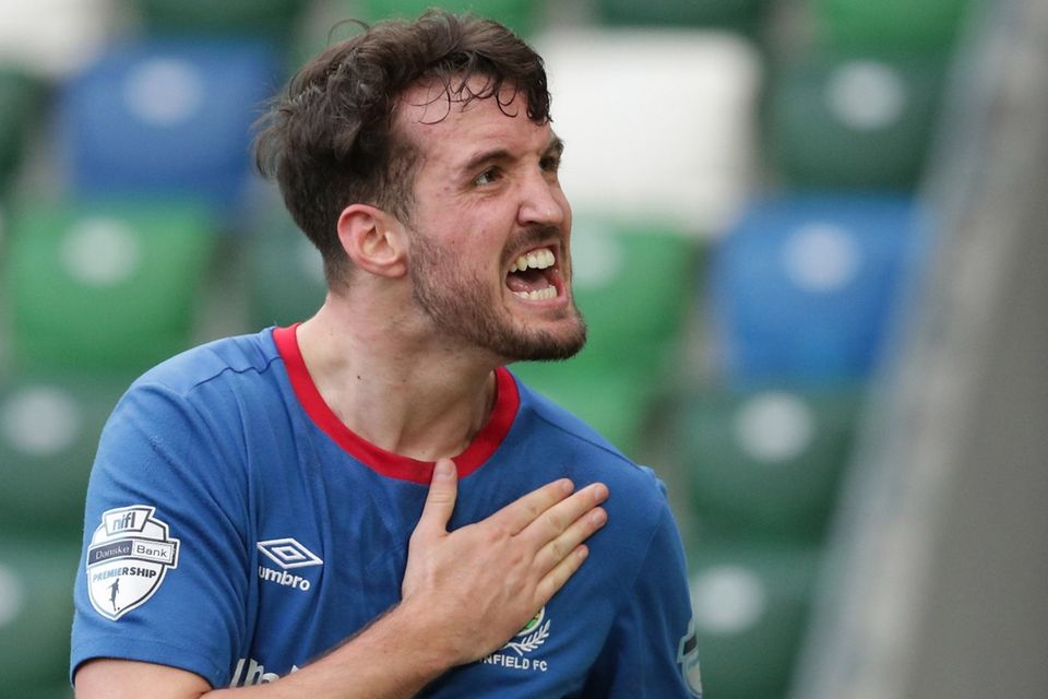 In pictures: Linfield beat Ballymena to go nine clear as Ards off
