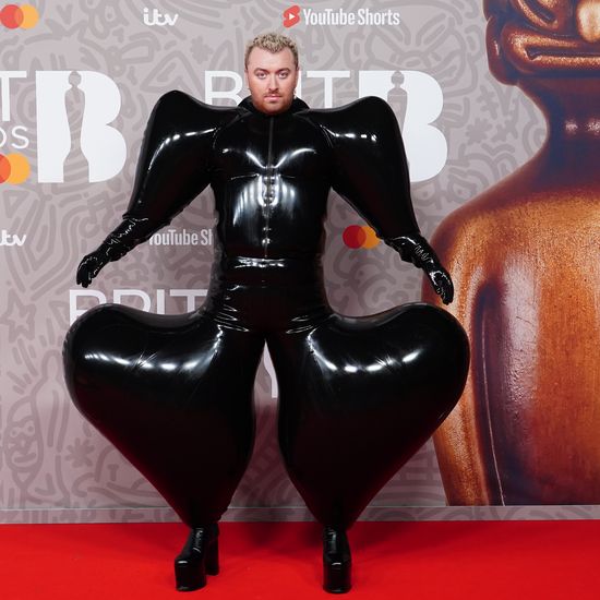 Sam Smith dons latex bodysuit for Brits red carpet dominated by black  outfits