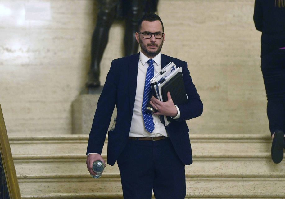 TUV MLA Timothy Gaston at Parliament Buildings on Tuesday (Mark Marlow/PA)