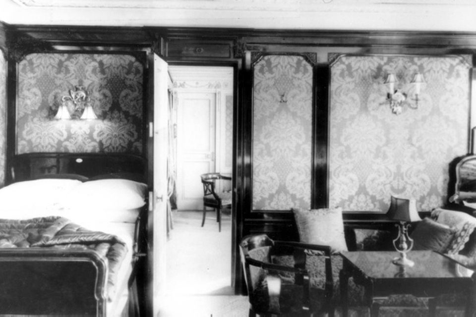 The Dutch Suite aboard the RMS Titanic. Photograph © National Museums Northern Ireland. Collection Harland & Wolff, Ulster Folk & Transport Museum
