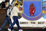 thumbnail: An Ulster Defence Association (UDA) mural on the Shankill Road, Belfast