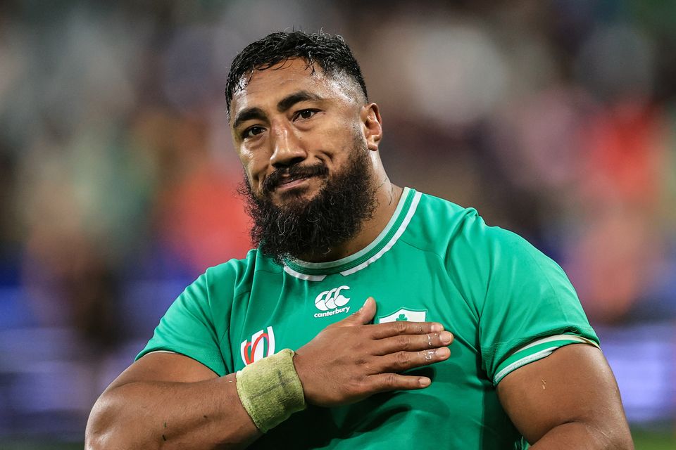 Bundee Aki was nominated for World Rugby Player of the Year in 2023