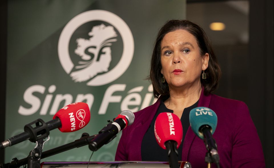 Sinn Fein leader Mary Lou McDonald. (PA)