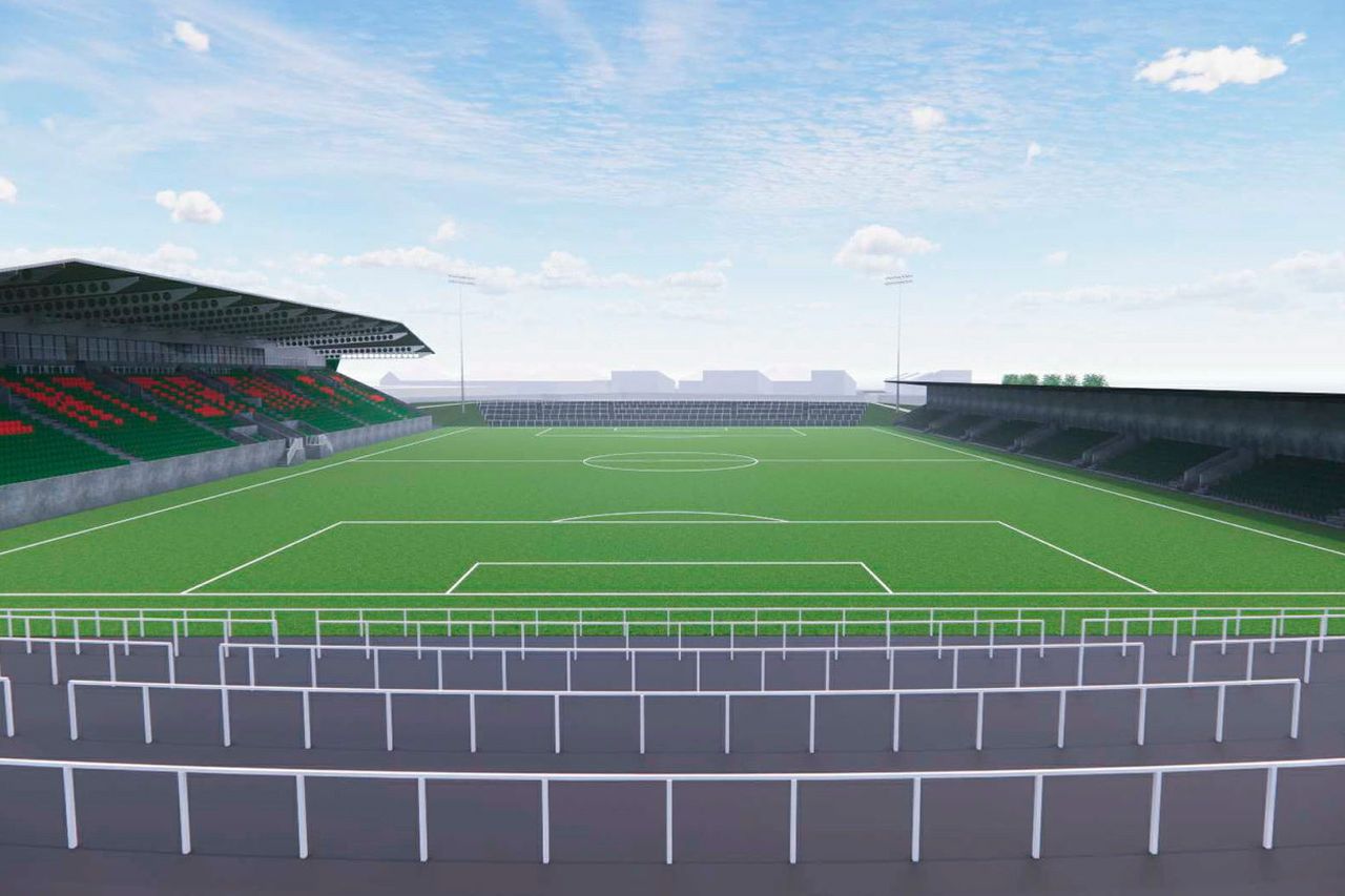 In pictures: Plans for Glentoran's new stadium at the Oval revealed ...