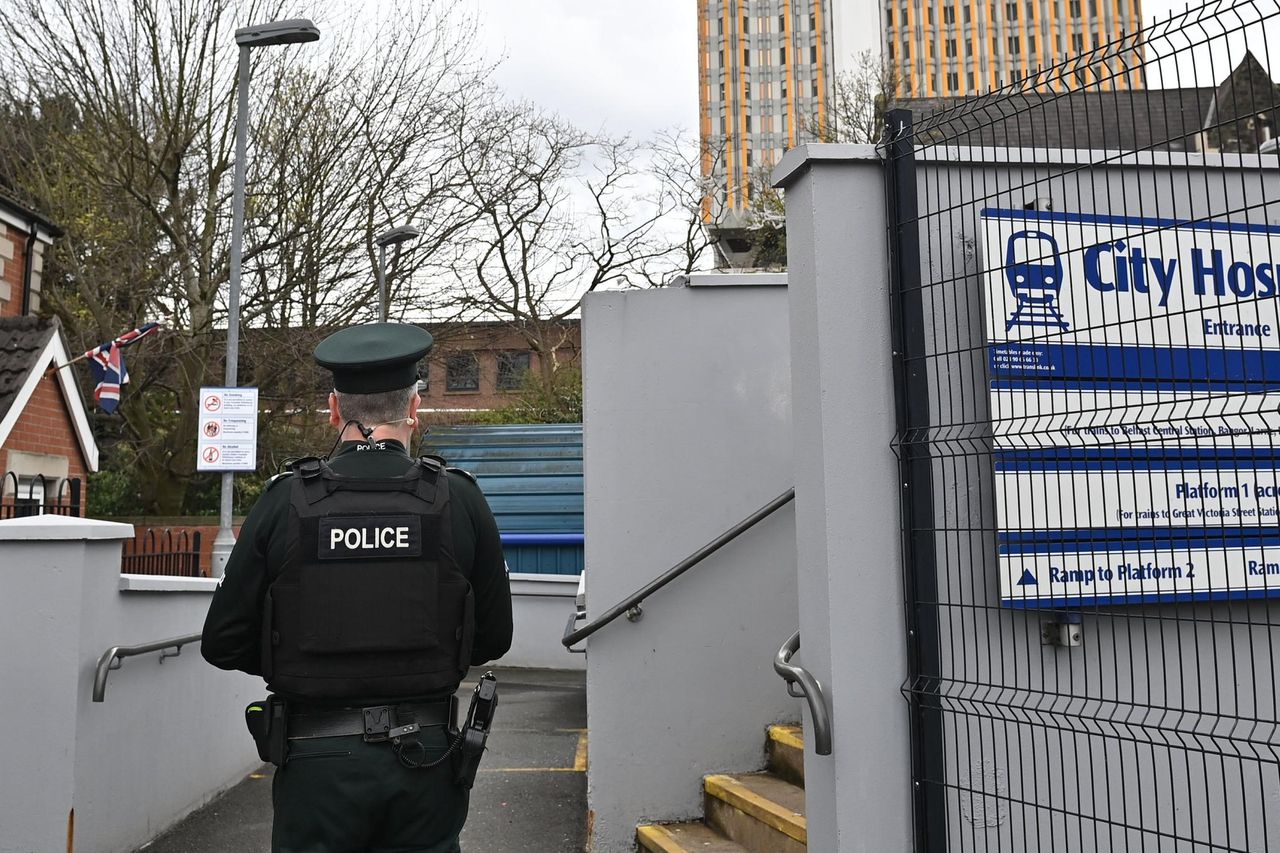 Belfast train line reopens as PSNI attend incident close to City Hospital  station | BelfastTelegraph.co.uk