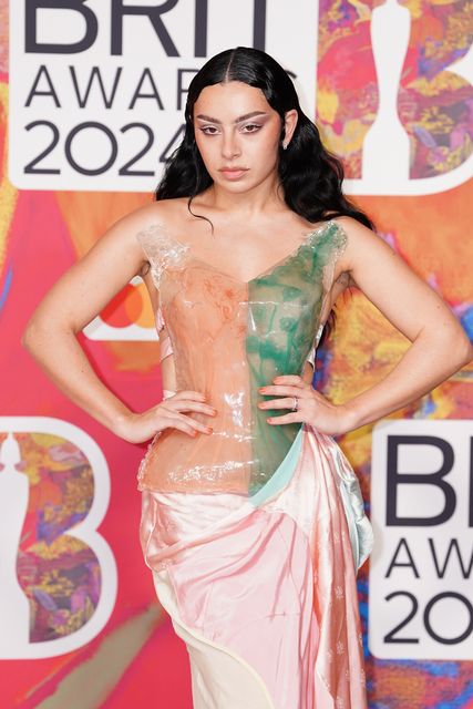 Charli XCX attending the Brit Awards 2024 (Ian West/PA)