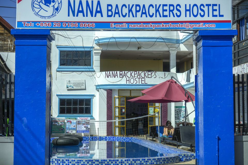 The Nana Backpacker Hostel in Vang Vieng (Anupam Nath/AP)