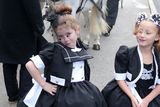 thumbnail: Young mourners pictured outside the church as Requiem Mass is said. Picture by Jonathan Porter/Press Eye