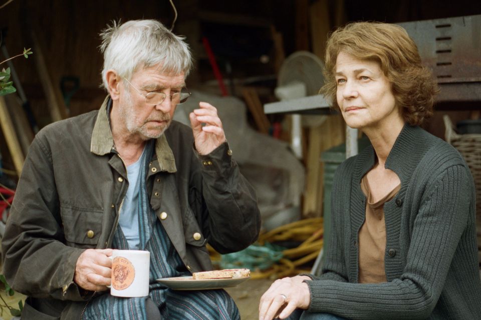 In crisis: Tom Courtenay and Charlotte Rampling as couple George and Kate in 45 Years